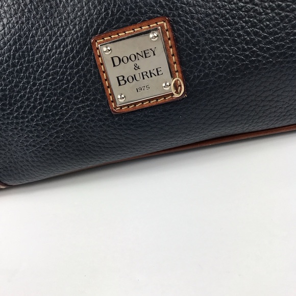 DOONEY & BOURKE Vintage Blue Pebble Leather Hobo Hand Shoulder Bag - Picture 5 of 14